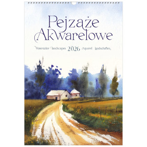 KW-153 PEJZAŻE AKWARELOWE wieloplanszowe spiralowany