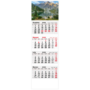 kalendarz czterodzielny - MORSKIE OKO