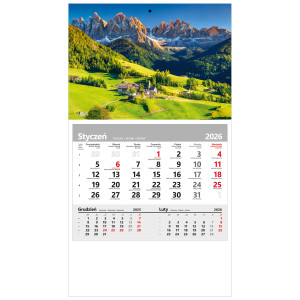 kalendarz jednodzielny  - DOLOMITY