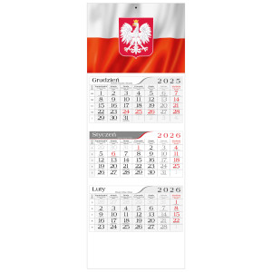 kalendarz trójdzielny -   POLSKA