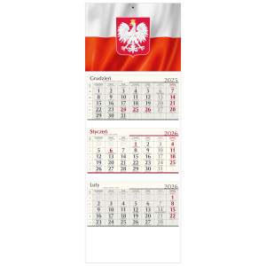 kalendarz trójdzielny -   POLSKA