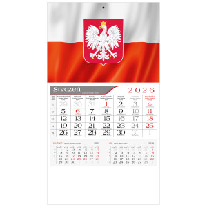 kalendarz jednodzielny  - POLSKA