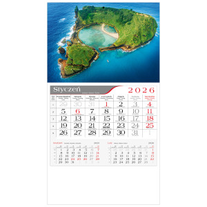 kalendarz jednodzielny  - WYSPA SAO MIGUEL